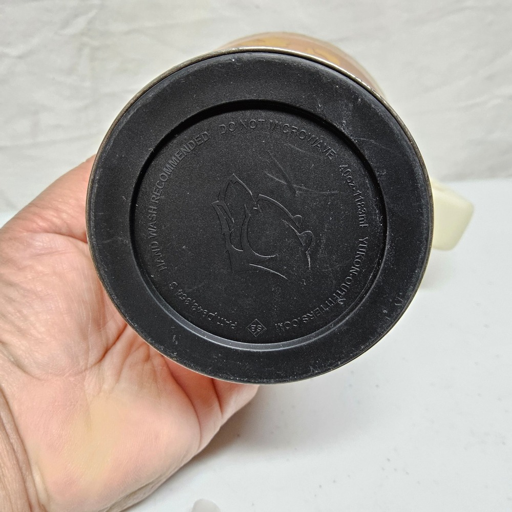 Buc-ee's Yukon Outfitters Tumbler 40oz Rose Gold Leopard Print Beaver Logo Lid - Picture 10 of 10